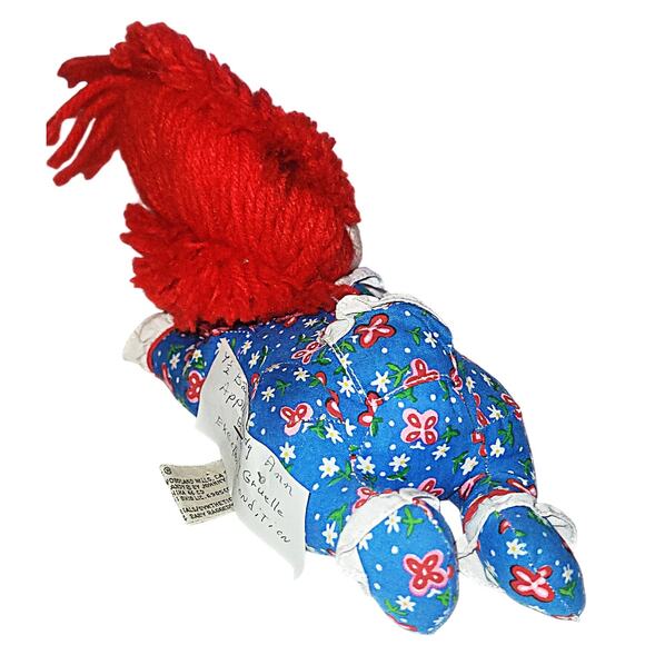 9 1/2" Vintage Crawling Baby Raggedy Ann By Johnny Gruelle For Applause EUC#1248 - Picture 2 of 11